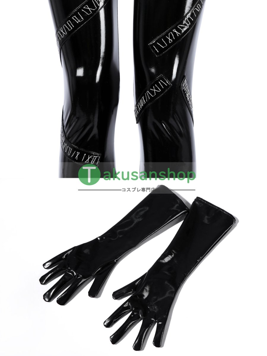 画像16: バットマン リターンズ  セリーナ・カイル Catwoman キャットウーマン 風 コスチューム コスプレ衣装 コスプレ靴 (16)