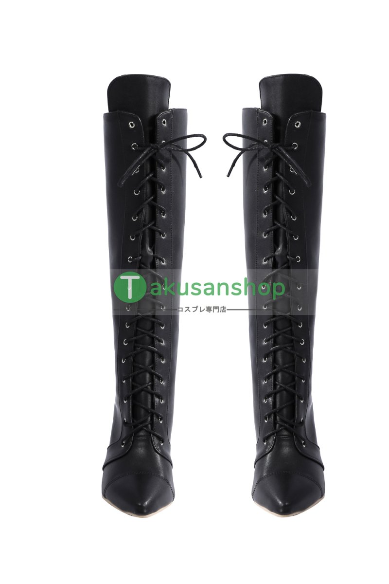 画像23: バットマン リターンズ  セリーナ・カイル Catwoman キャットウーマン 風 コスチューム コスプレ衣装 コスプレ靴 (23)