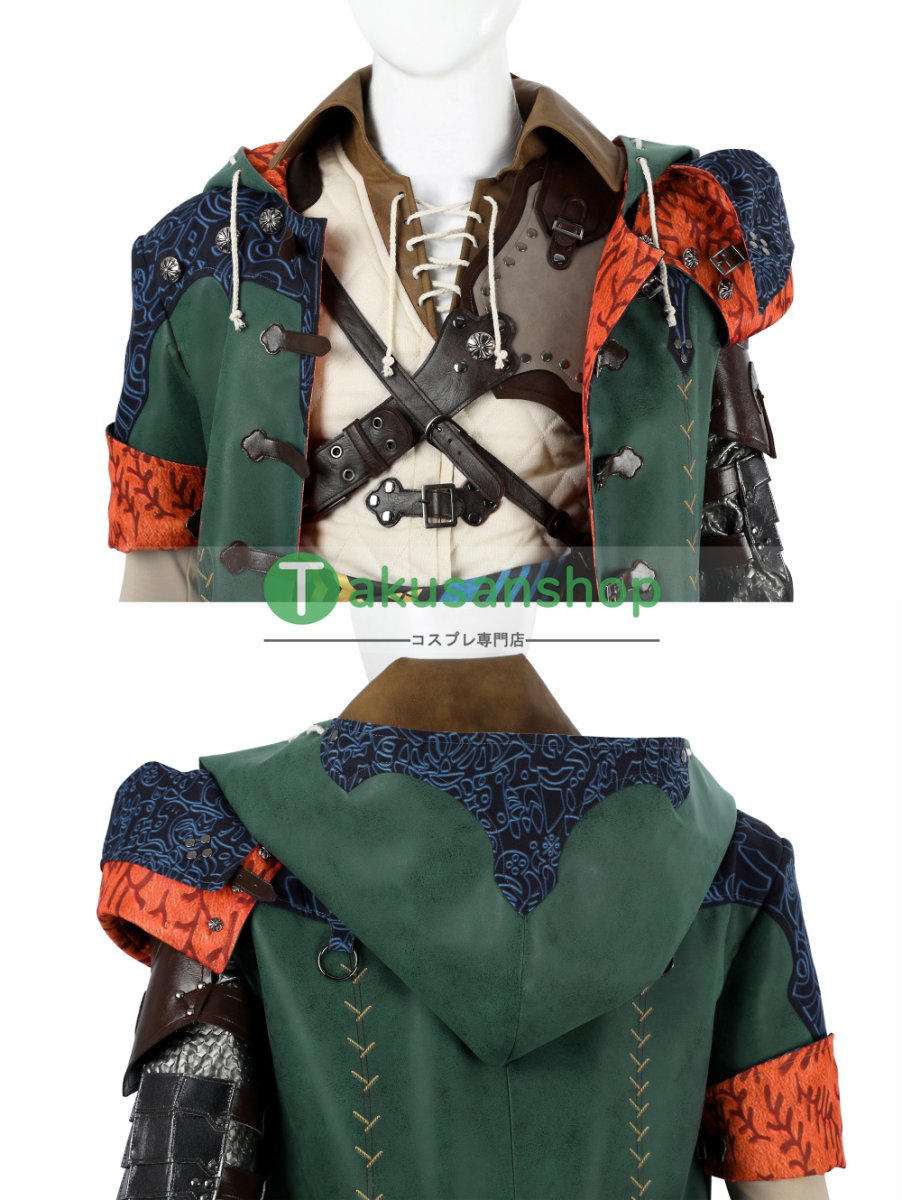画像15: 【刀無し】モンハンワイルズ モンスターハンターワイルズ ホープ装備  風 コスチューム コスプレ衣装  オーダーメイド (15)
