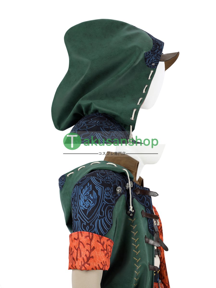 画像16: 【刀無し】モンハンワイルズ モンスターハンターワイルズ ホープ装備  風 コスチューム コスプレ衣装  オーダーメイド (16)