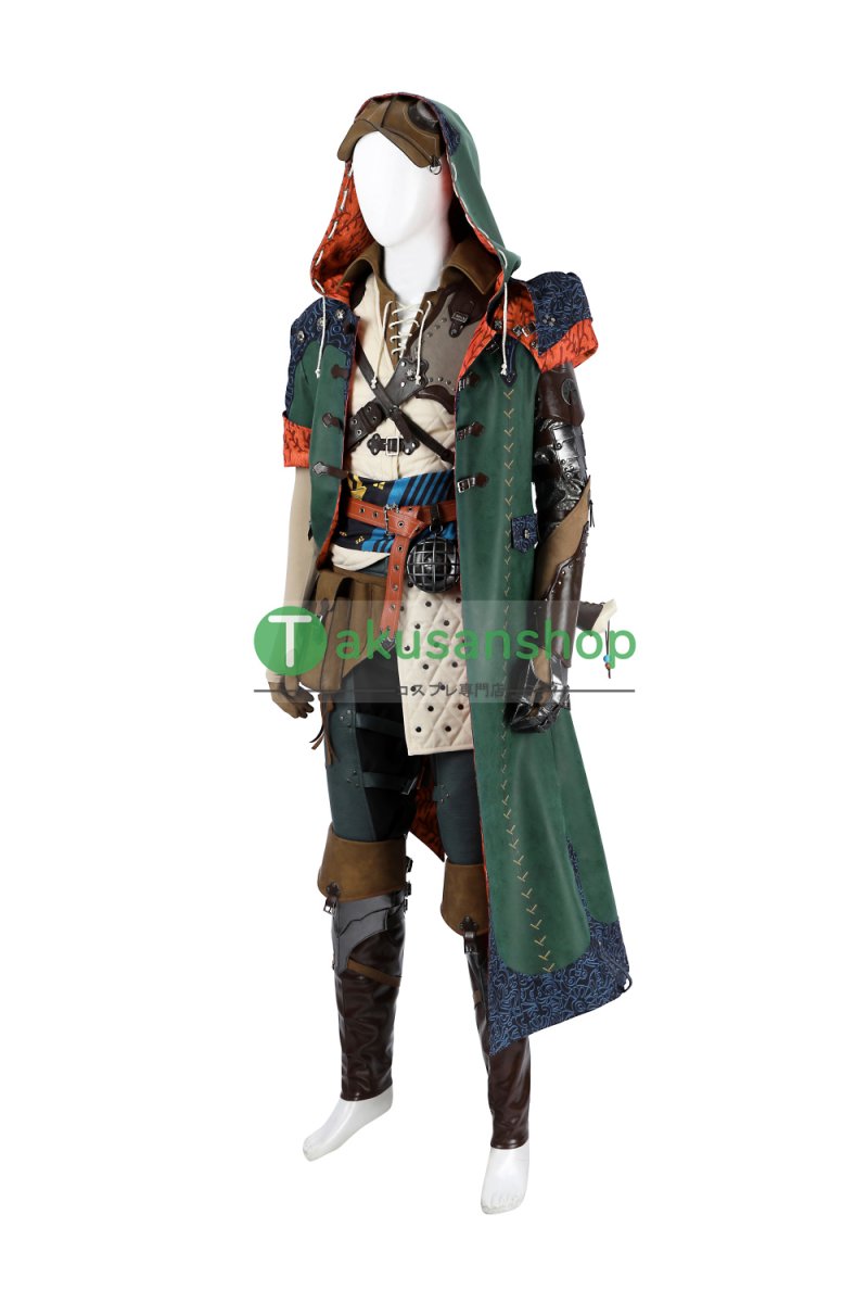 画像4: 【刀無し】モンハンワイルズ モンスターハンターワイルズ ホープ装備  風 コスチューム コスプレ衣装  オーダーメイド (4)