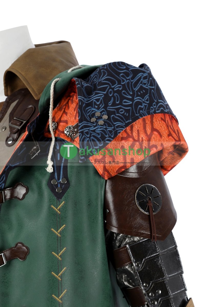 画像9: 【刀無し】モンハンワイルズ モンスターハンターワイルズ ホープ装備  風 コスチューム コスプレ衣装  オーダーメイド (9)