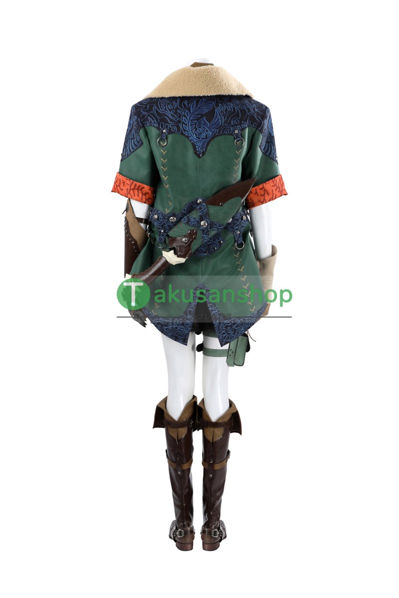 画像3: 【刀無し】モンハンワイルズ モンスターハンターワイルズ ホープ装備 女性Ver 風 コスチューム コスプレ衣装  オーダーメイド (3)