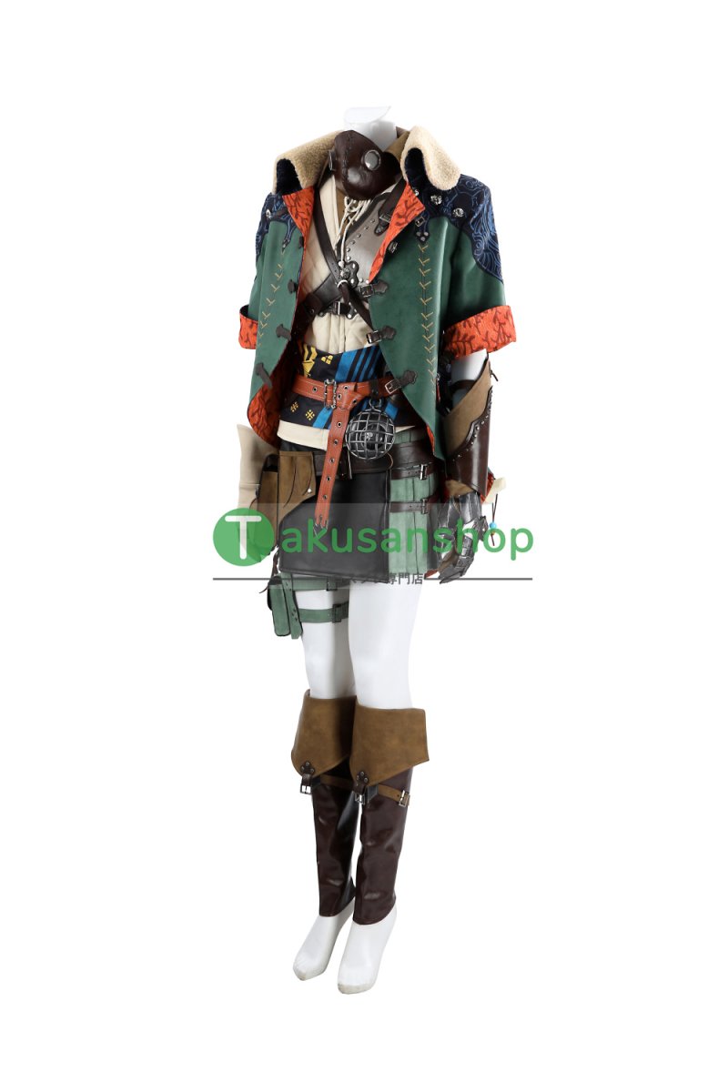 画像5: 【刀無し】モンハンワイルズ モンスターハンターワイルズ ホープ装備 女性Ver 風 コスチューム コスプレ衣装  オーダーメイド (5)