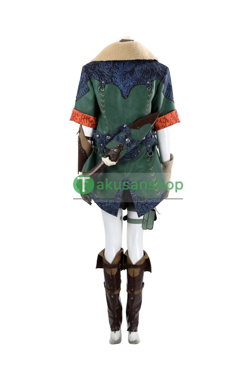 画像7: 【刀無し】モンハンワイルズ モンスターハンターワイルズ ホープ装備 女性Ver 風 コスチューム コスプレ衣装  オーダーメイド (7)