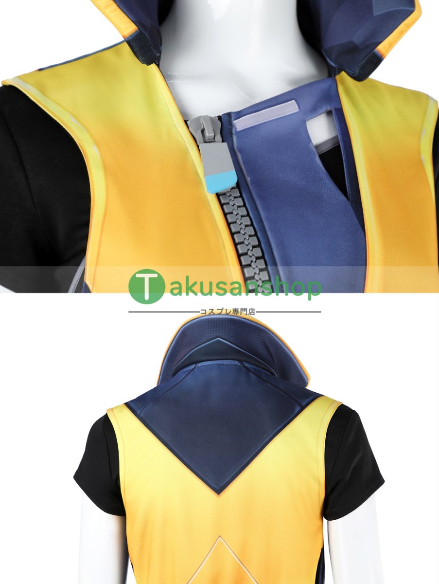 画像14: 【9.26-10.30製作不可】VALORANT ヴァロラント ウェイレイ Waylay  風 コスチューム コスプレ衣装 (14)