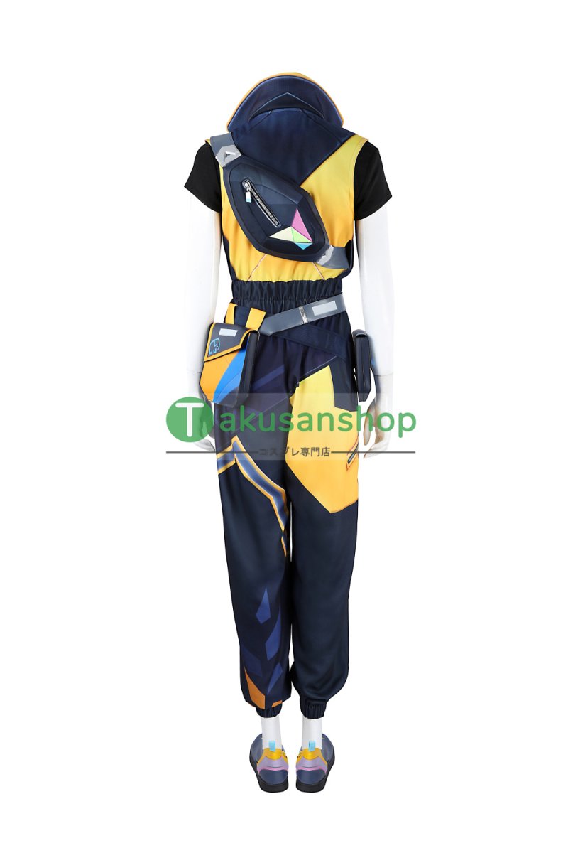 画像3: 【9.26-10.30製作不可】VALORANT ヴァロラント ウェイレイ Waylay  風 コスチューム コスプレ衣装 (3)