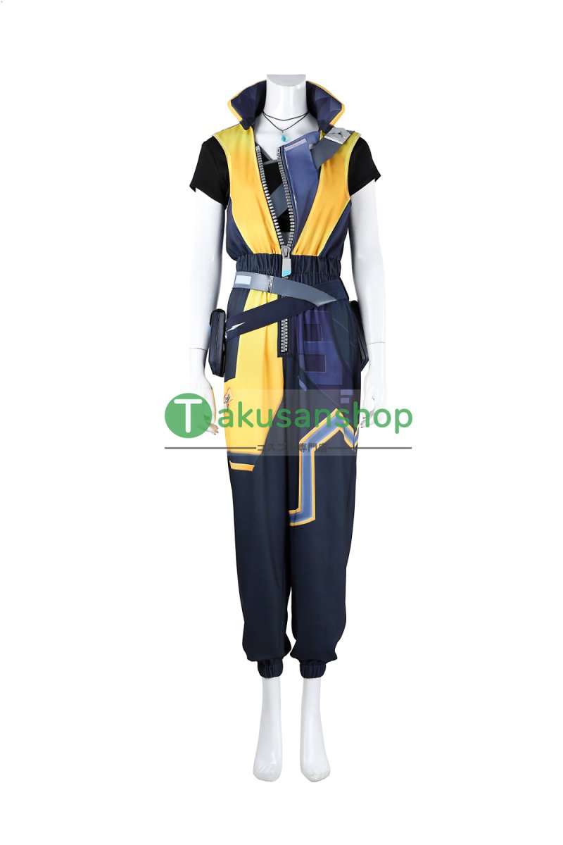 画像4: 【9.26-10.30製作不可】VALORANT ヴァロラント ウェイレイ Waylay  風 コスチューム コスプレ衣装 (4)