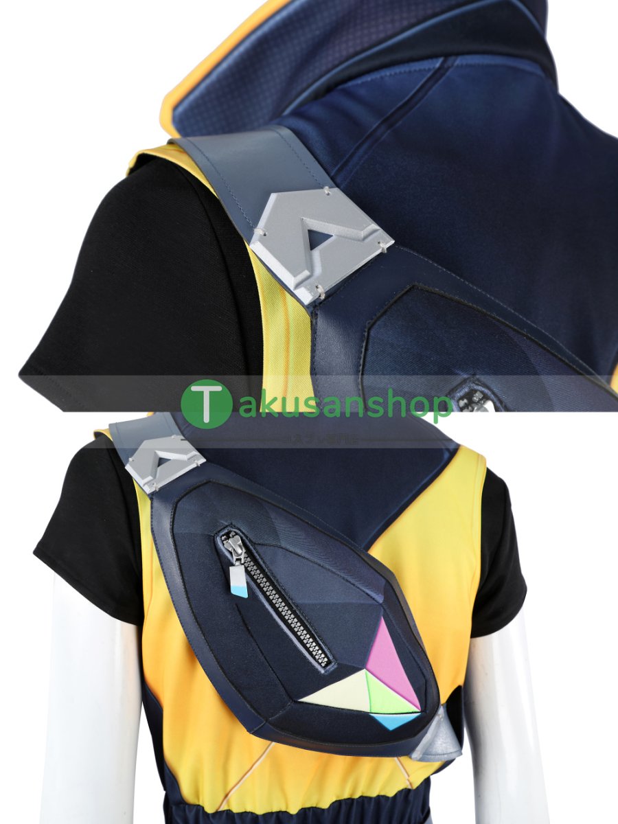 画像10: 【9.26-10.30製作不可】VALORANT ヴァロラント ウェイレイ Waylay  風 コスチューム コスプレ衣装 (10)