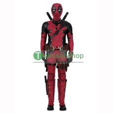 画像1: 【武器無し】子供向  デッドプール＆ウルヴァリン Deadpool 3 ウェイド ウィルソン 風 コスチューム コスプレ衣装 (1)