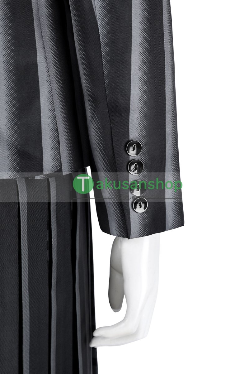 画像16: アダムス・ファミリー  ドラマ  ウェンズデー  Wednesday ネヴァーモア学園制服   風 コスチューム コスプレ衣装 (16)