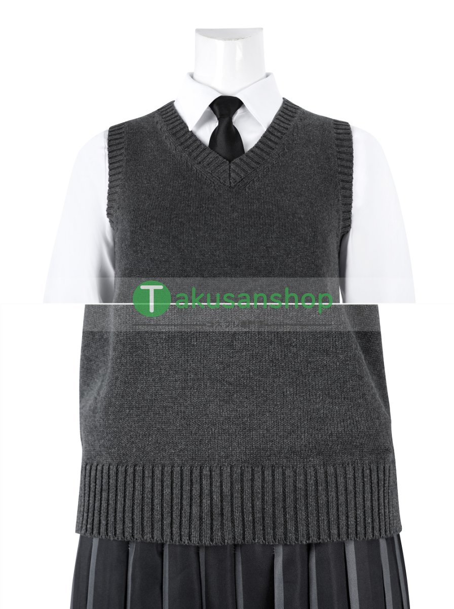 画像24: アダムス・ファミリー  ドラマ  ウェンズデー  Wednesday ネヴァーモア学園制服   風 コスチューム コスプレ衣装 (24)