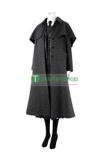 画像3: アダムス・ファミリー  ドラマ  ウェンズデー  Wednesday ネヴァーモア学園制服   風 コスチューム コスプレ衣装 (3)