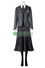 画像6: アダムス・ファミリー  ドラマ  ウェンズデー  Wednesday ネヴァーモア学園制服   風 コスチューム コスプレ衣装 (6)