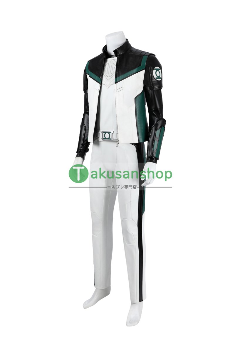 画像4: Superman 2025映画 スーパーマン:レガシー  グリーンランタン Green Lantern  風 コスチューム コスプレ衣装 コスプレ靴 ブーツ付き オーダーメイド (4)