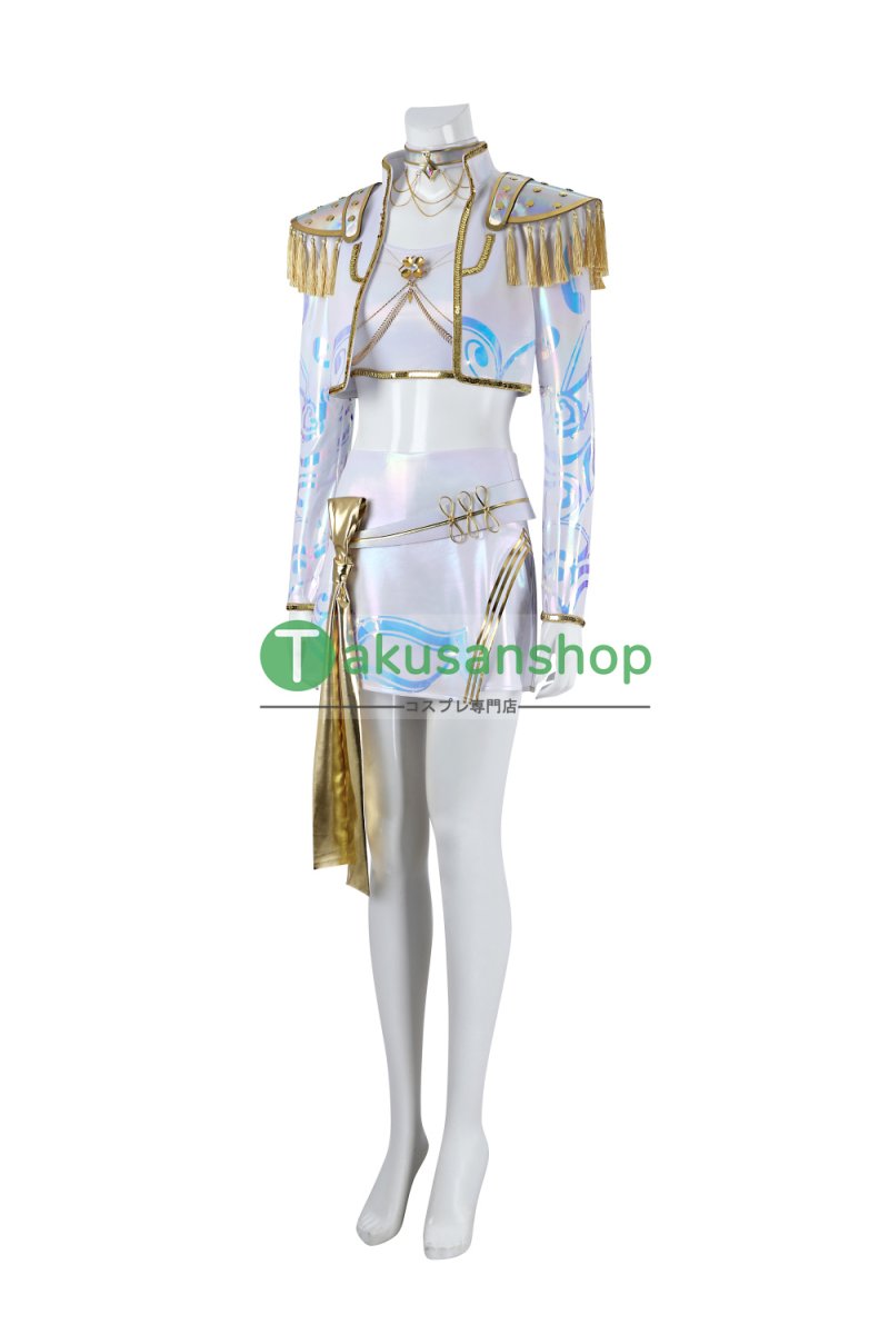 画像2: KPOPガールズ! デーモン・ハンターズ   ミラ Mira 風 コスチューム コスプレ衣装 (2)