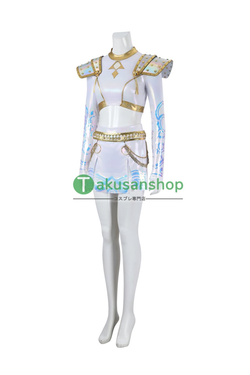 画像2: KPOPガールズ! デーモン・ハンターズ  ゾーイ Zoey 風 コスチューム コスプレ衣装 (2)