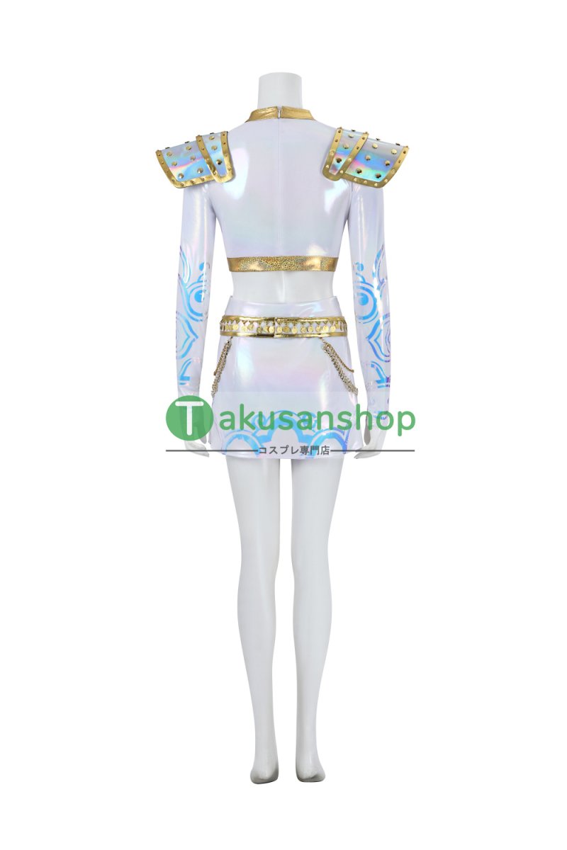 画像4: KPOPガールズ! デーモン・ハンターズ  ゾーイ Zoey 風 コスチューム コスプレ衣装 (4)