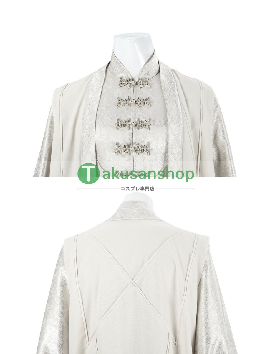 画像14: 映画 ロード・オブ・ザ・リング  サルマン  風 コスチューム コスプレ衣装  オーダーメイド (14)