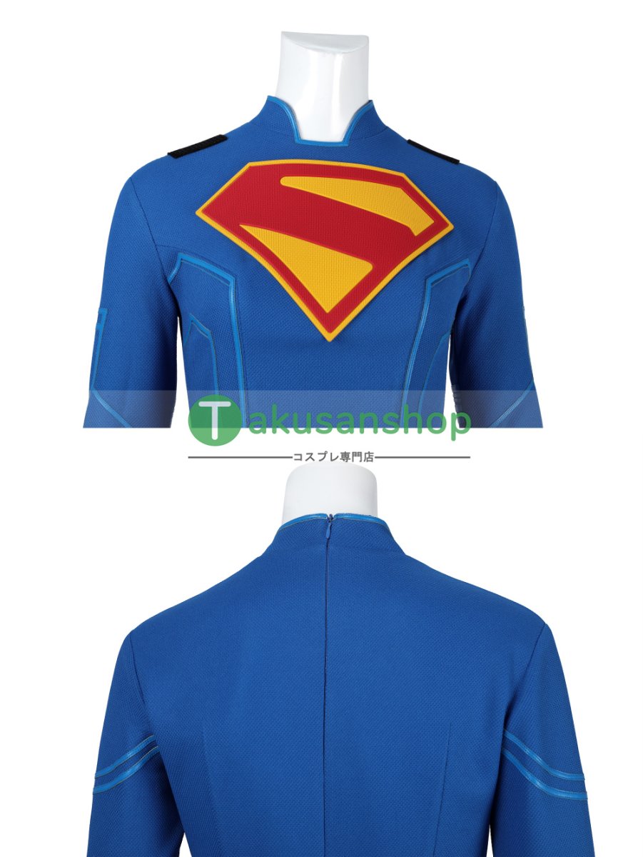 画像14: Superman 2025映画 スーパーマン:レガシー  スーパーガール Supergirl  風 コスチューム コスプレ衣装  コスプレ靴 ブーツ付き オーダーメイド  (14)