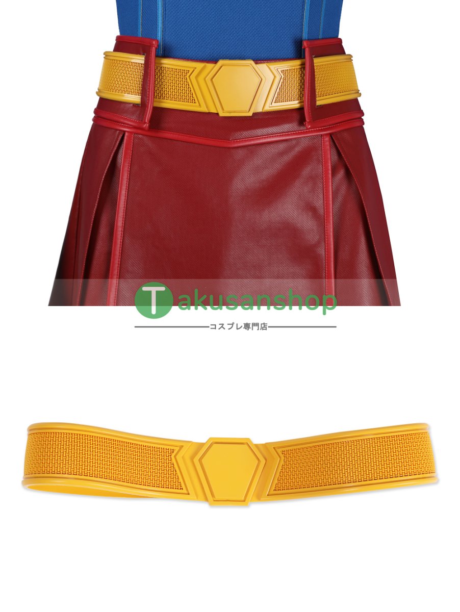画像16: Superman 2025映画 スーパーマン:レガシー  スーパーガール Supergirl  風 コスチューム コスプレ衣装  コスプレ靴 ブーツ付き オーダーメイド  (16)