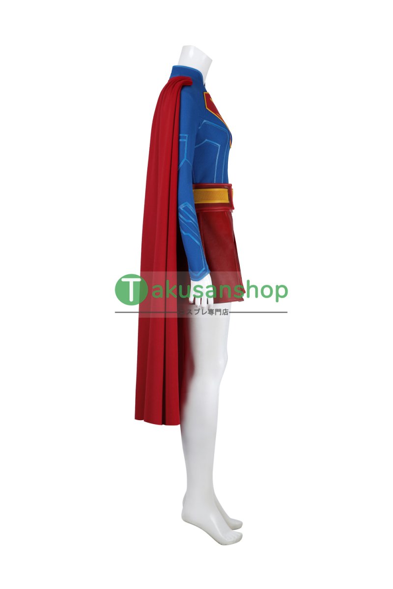 画像3: Superman 2025映画 スーパーマン:レガシー  スーパーガール Supergirl  風 コスチューム コスプレ衣装  コスプレ靴 ブーツ付き オーダーメイド  (3)