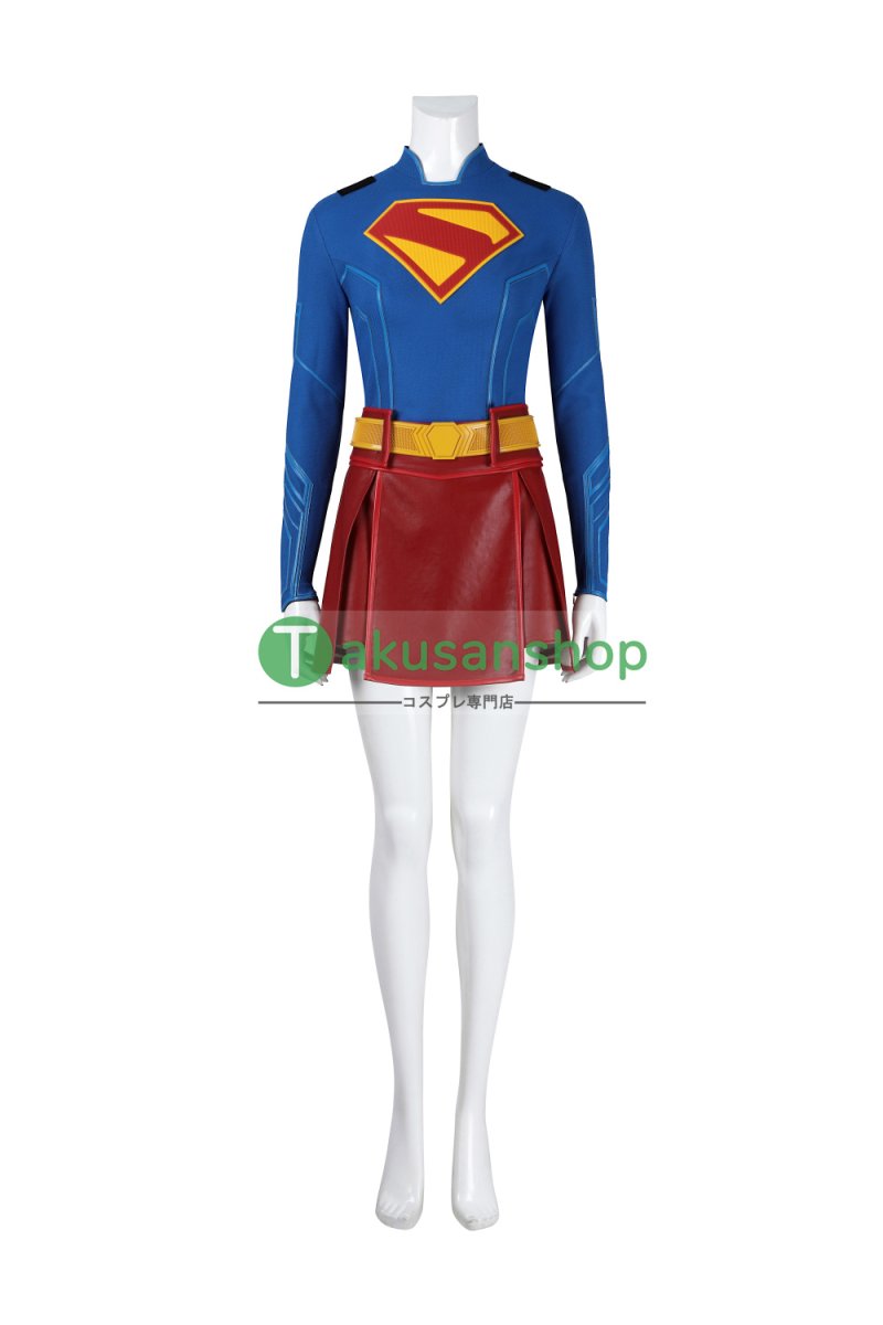 画像6: Superman 2025映画 スーパーマン:レガシー  スーパーガール Supergirl  風 コスチューム コスプレ衣装  コスプレ靴 ブーツ付き オーダーメイド  (6)