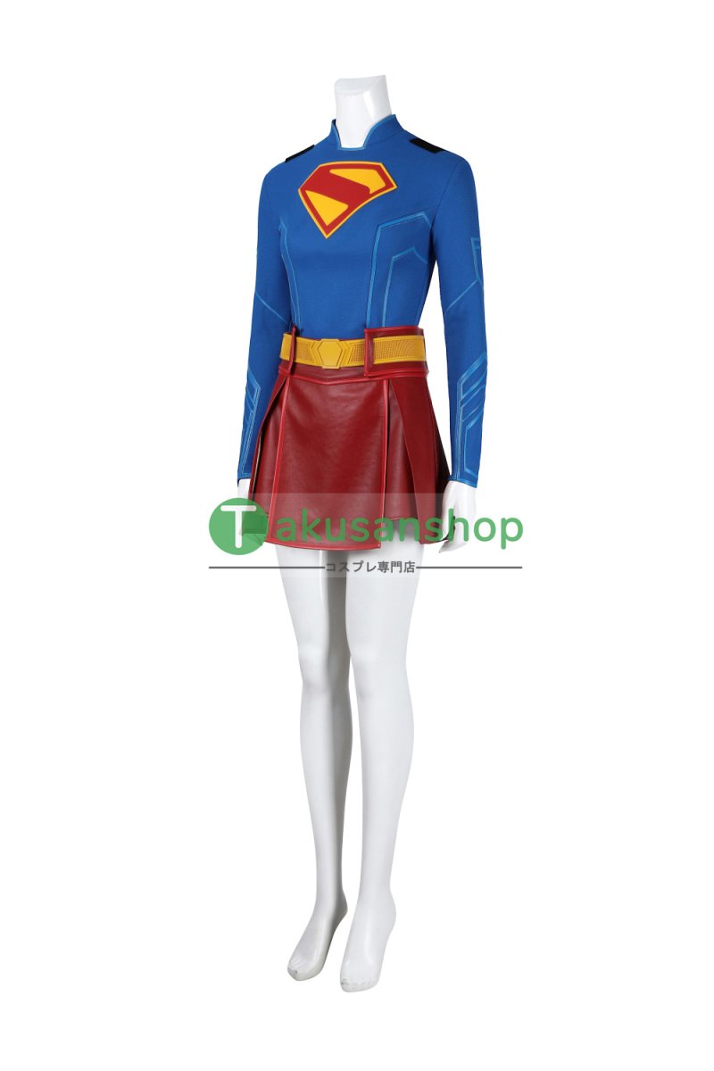 画像7: Superman 2025映画 スーパーマン:レガシー  スーパーガール Supergirl  風 コスチューム コスプレ衣装  コスプレ靴 ブーツ付き オーダーメイド  (7)