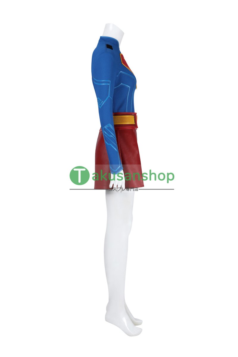 画像8: Superman 2025映画 スーパーマン:レガシー  スーパーガール Supergirl  風 コスチューム コスプレ衣装  コスプレ靴 ブーツ付き オーダーメイド  (8)