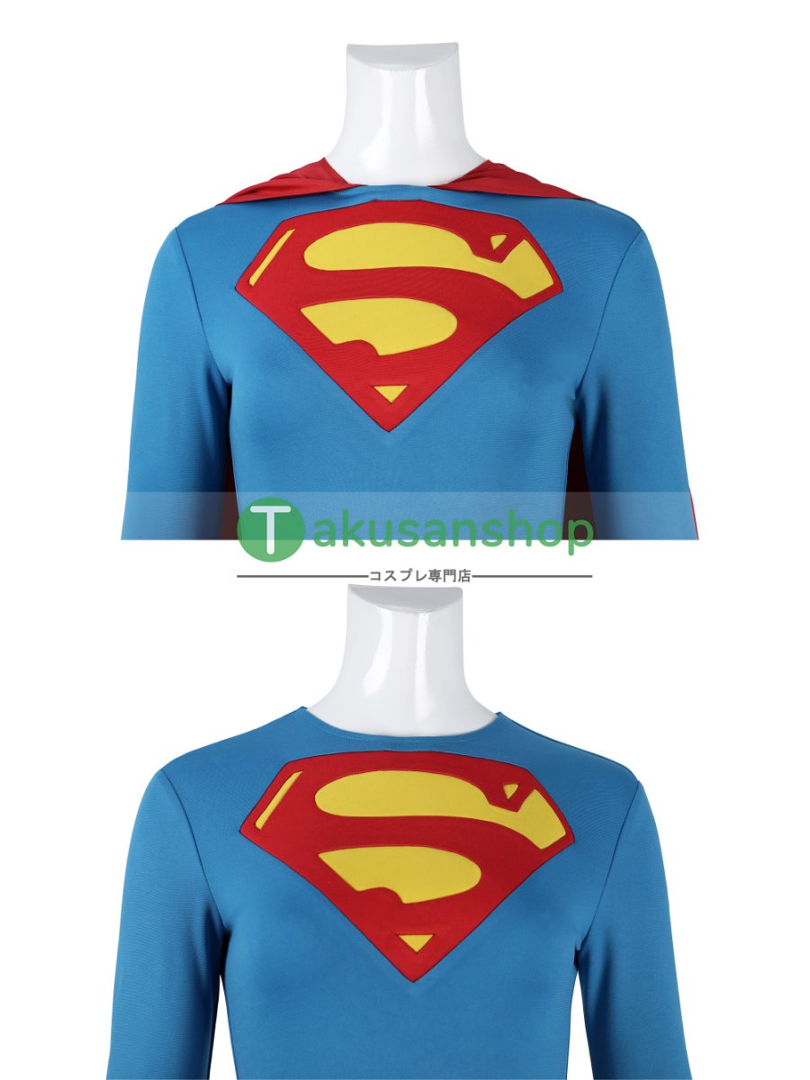画像11: Supergirl: Woman of Tomorrow  スーパーガール：ウーマン・オブ・トゥモロー カーラ  風 コスチューム コスプレ衣装  コスプレ靴 ブーツ付き オーダーメイド  (11)