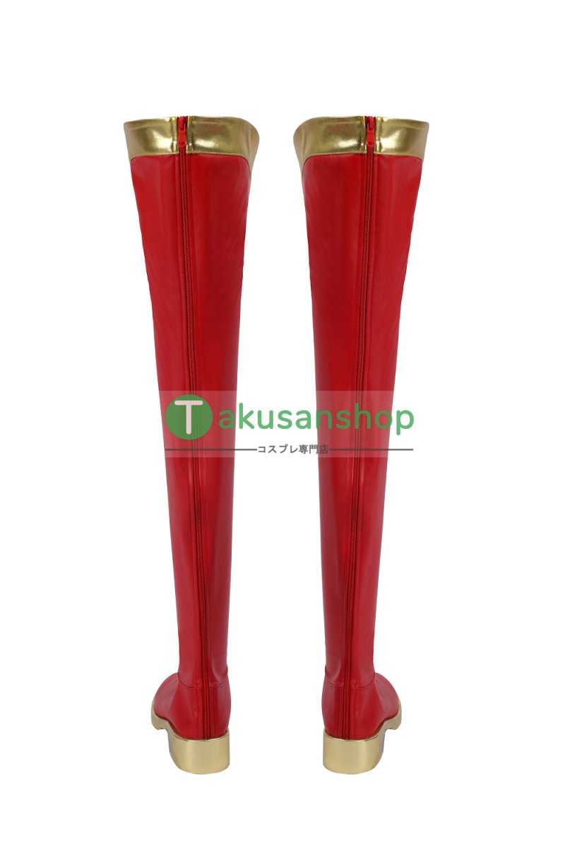 画像18: Supergirl: Woman of Tomorrow  スーパーガール：ウーマン・オブ・トゥモロー カーラ  風 コスチューム コスプレ衣装  コスプレ靴 ブーツ付き オーダーメイド  (18)