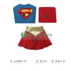 画像19: Supergirl: Woman of Tomorrow  スーパーガール：ウーマン・オブ・トゥモロー カーラ  風 コスチューム コスプレ衣装  コスプレ靴 ブーツ付き オーダーメイド  (19)