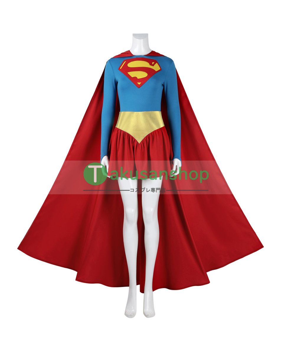 画像2: Supergirl: Woman of Tomorrow  スーパーガール：ウーマン・オブ・トゥモロー カーラ  風 コスチューム コスプレ衣装  コスプレ靴 ブーツ付き オーダーメイド  (2)