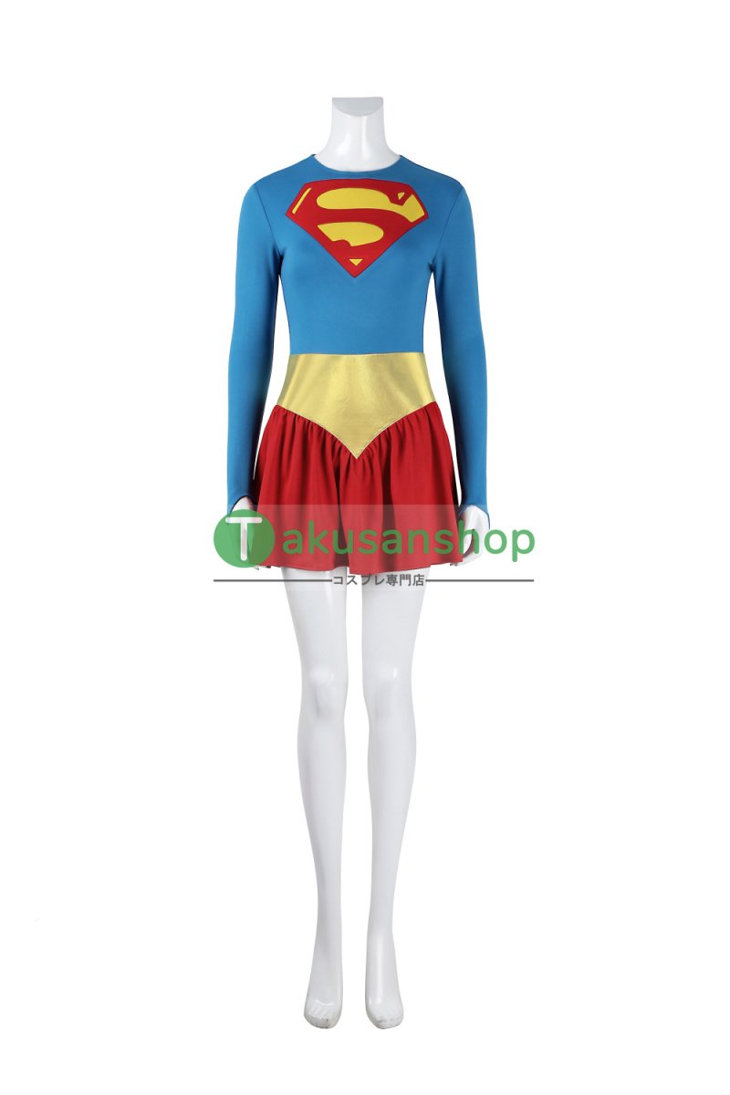 画像6: Supergirl: Woman of Tomorrow  スーパーガール：ウーマン・オブ・トゥモロー カーラ  風 コスチューム コスプレ衣装  コスプレ靴 ブーツ付き オーダーメイド  (6)