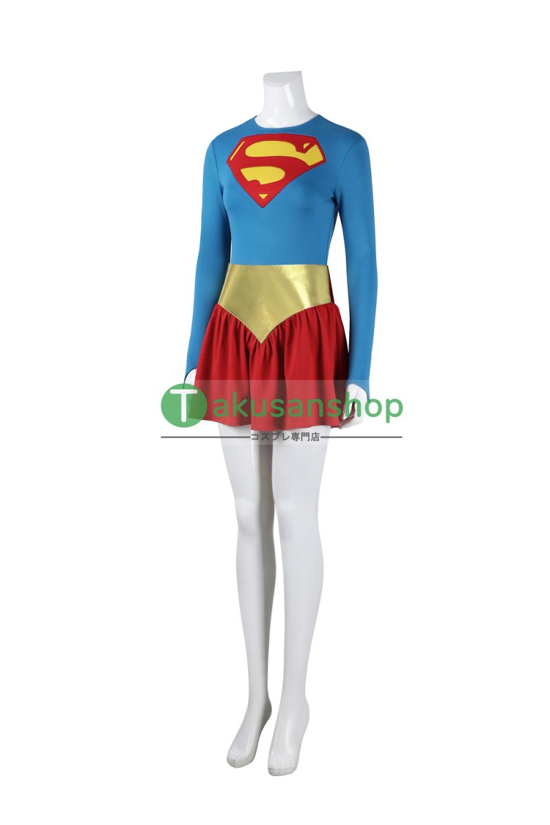 画像7: Supergirl: Woman of Tomorrow  スーパーガール：ウーマン・オブ・トゥモロー カーラ  風 コスチューム コスプレ衣装  コスプレ靴 ブーツ付き オーダーメイド  (7)