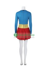 画像9: Supergirl: Woman of Tomorrow  スーパーガール：ウーマン・オブ・トゥモロー カーラ  風 コスチューム コスプレ衣装  コスプレ靴 ブーツ付き オーダーメイド  (9)