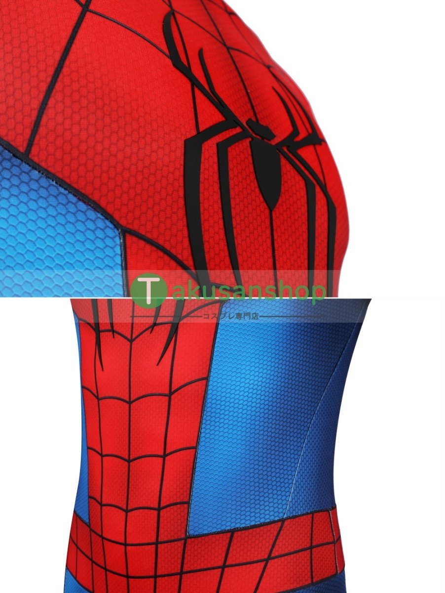 画像14: Spider-Man スパイダーマン：ブランド・ニュー・デイ ピーター・パーカー 風 全身タイツ コスチューム コスプレ衣装 コスプレ靴 (14)
