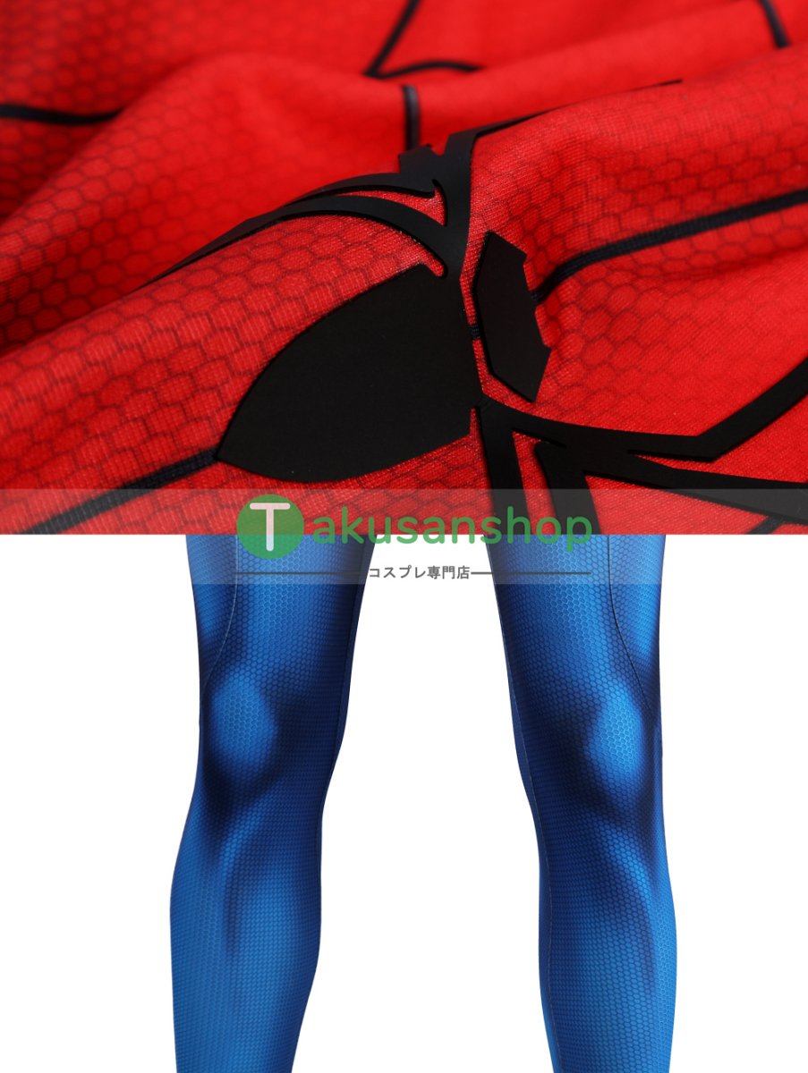 画像17: Spider-Man スパイダーマン：ブランド・ニュー・デイ ピーター・パーカー 風 全身タイツ コスチューム コスプレ衣装 コスプレ靴 (17)