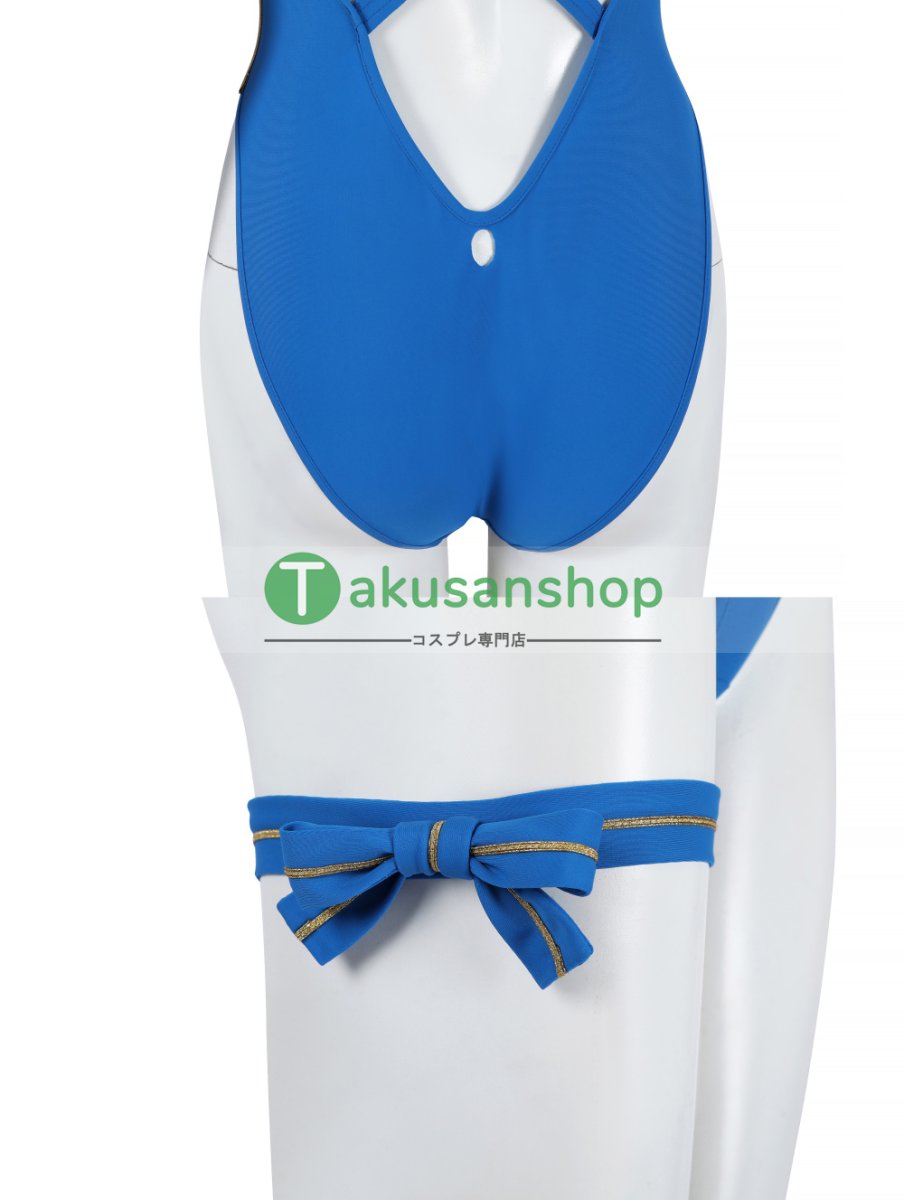 画像10: SF Street Fighter ストリートファイター  春麗　Chun-Li 水着 風 コスチューム コスプレ衣装 (10)