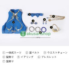 画像15: SF Street Fighter ストリートファイター  春麗　Chun-Li 水着 風 コスチューム コスプレ衣装 (15)