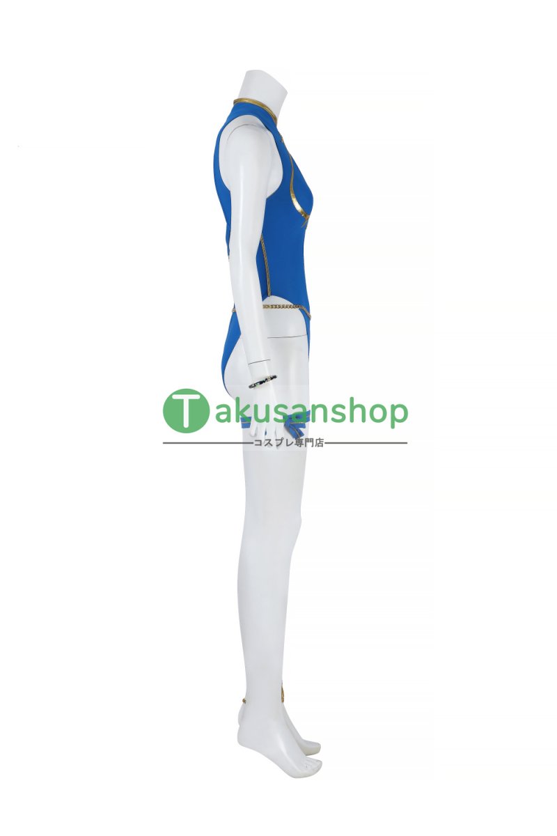 画像3: SF Street Fighter ストリートファイター  春麗　Chun-Li 水着 風 コスチューム コスプレ衣装 (3)