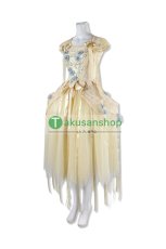 画像2: アダムス・ファミリー  ドラマ  ウェンズデー  Wednesday  イーニッド・シンクレア  風 コスチューム コスプレ衣装 (2)