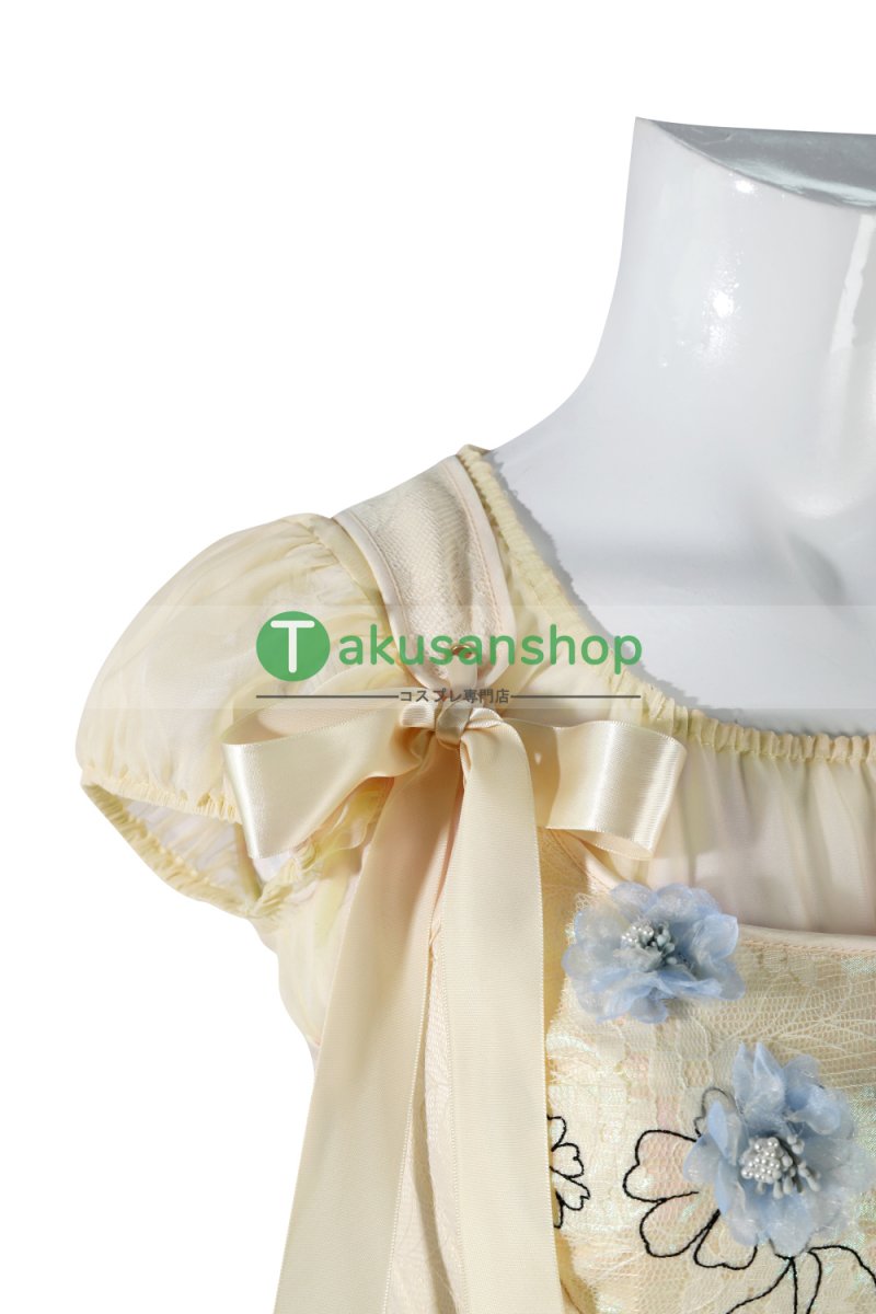 画像8: アダムス・ファミリー  ドラマ  ウェンズデー  Wednesday  イーニッド・シンクレア  風 コスチューム コスプレ衣装 (8)