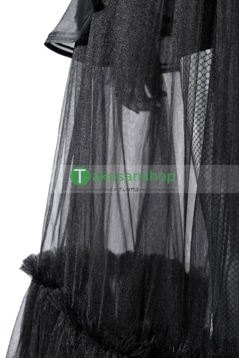 画像11: アダムス・ファミリー  ドラマ  ウェンズデー  Wednesday   風 コスチューム コスプレ衣装 (11)