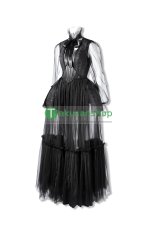 画像3: アダムス・ファミリー  ドラマ  ウェンズデー  Wednesday   風 コスチューム コスプレ衣装 (3)