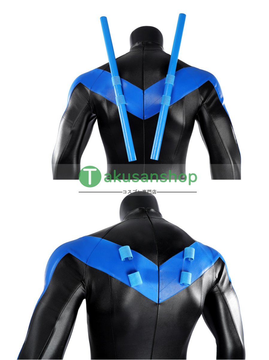画像16: Titans タイタンズ ナイトウィング  Nightwing 風 コスチューム コスプレ衣装 (16)