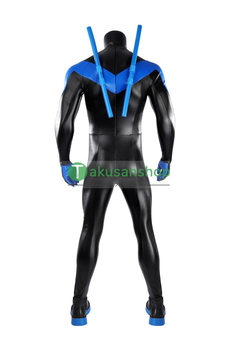 画像2: Titans タイタンズ ナイトウィング  Nightwing 風 コスチューム コスプレ衣装 (2)