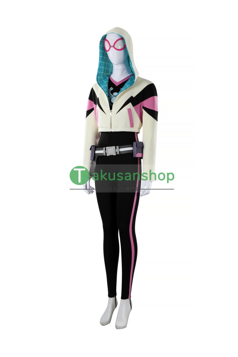 画像3: Spider-Man スパイダーマン フレンドリー・ネイバーフッド  グウェン 風  コスチューム コスプレ衣装 (3)