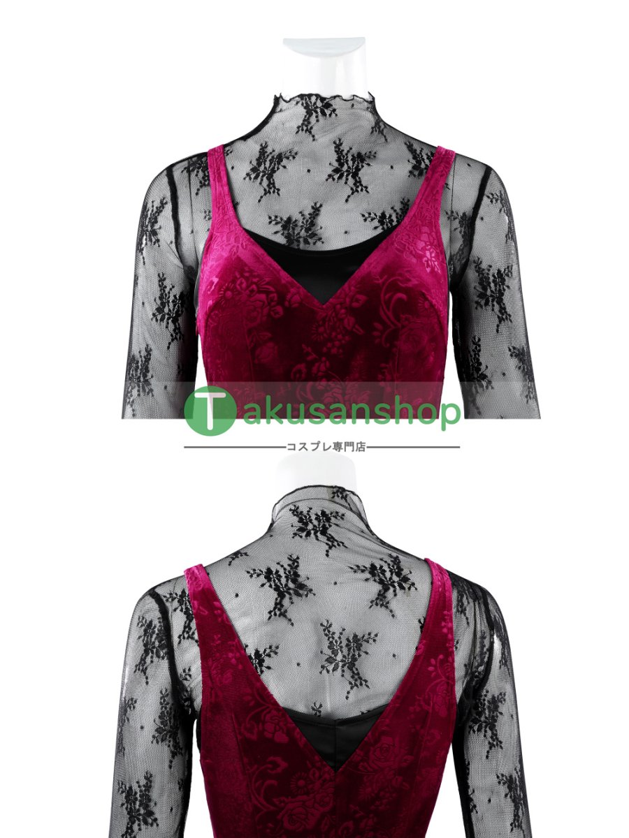 画像20: バイオハザード 30周年 エイダ・ウォン ADA Wong 風 コスプレ衣装 コスチューム (20)