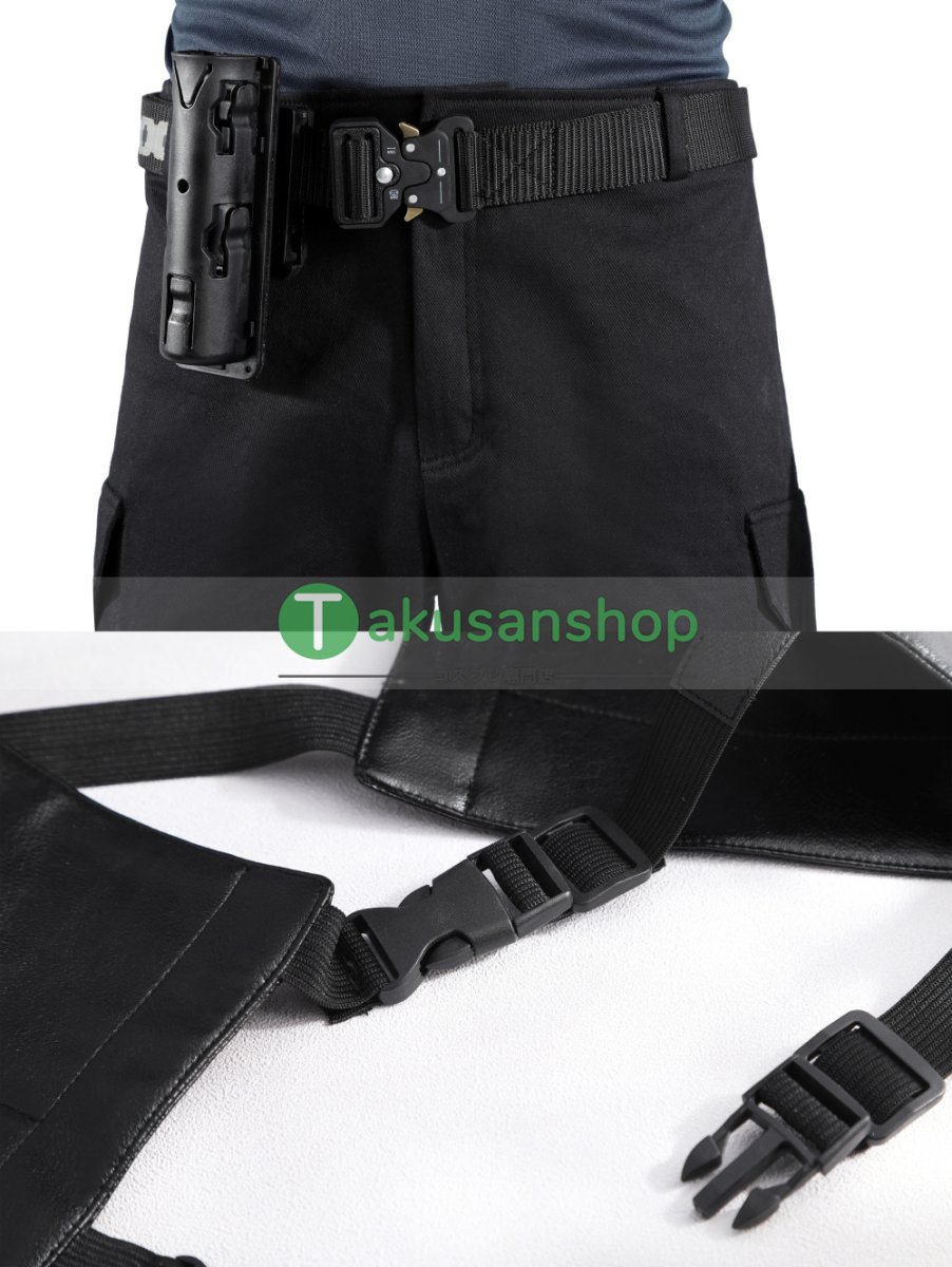 画像13: バイオ9  バイオハザード9 バイオハザード レクイエム  Leon レオン・S・ケネディ 風 コスプレ衣装 コスチューム オーダーメイド (13)